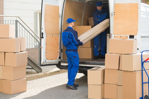 Packing boxes and protective materials for a move in Maidavale