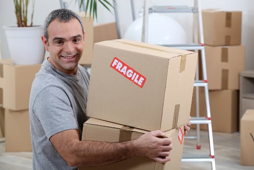 Flat removals in Maidavale with moving boxes and apartment access
