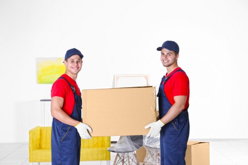 Professional team preparing a piano removal in Maidavale