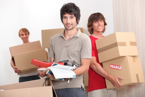 Professional removal team planning a move in Maidavale