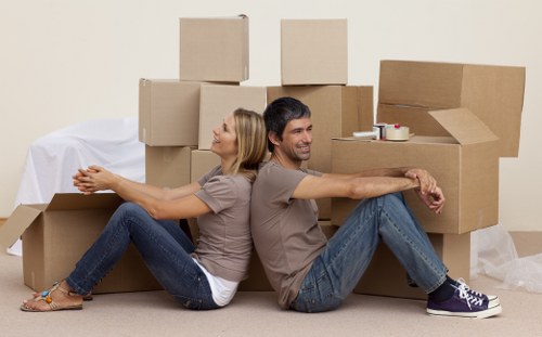 Efficient office relocation support through packing and unpacking services in Maidavale