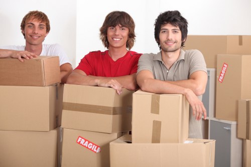 Safe packing of IT equipment during office removals in Maidavale