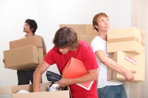 Professional Maidavale movers handling a planned home relocation