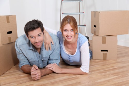 Organized packing supplies for domestic removals in Maidavale