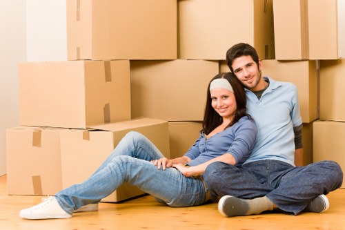 Removal of bulky sofas, beds, and tables from a local property