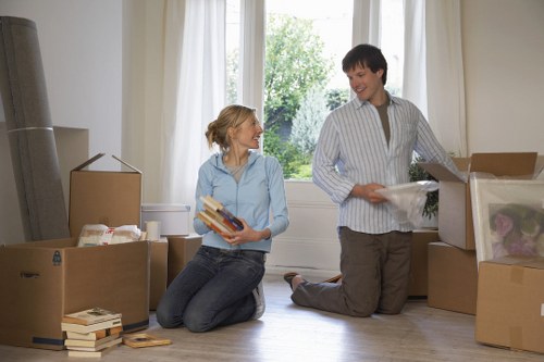 Spacious removal van loaded with furniture for a Maidavale relocation