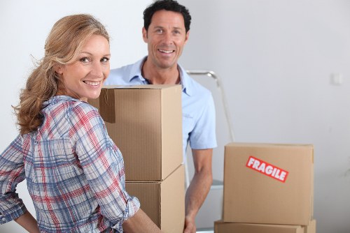 Students preparing belongings for a move in Maidavale accommodation